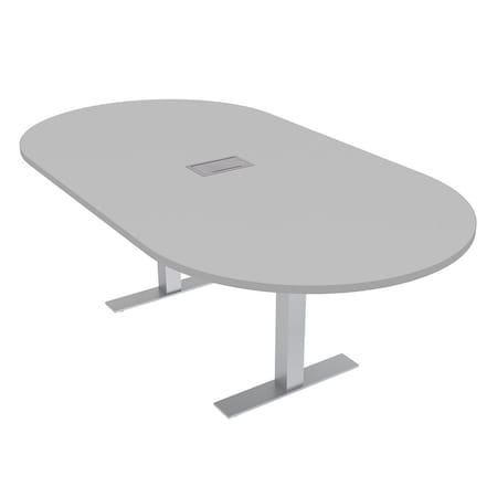 Skutchi Designs 45.25 in W, 71.5 in L, 29 in H, Engineered Wood Top, Grey HAR-RAC-46X72-T-ELEC-XD01